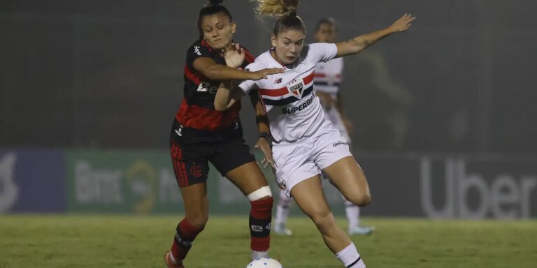 BR Feminino: São Paulo vence Flamengo para assumir vice-liderança br-feminino:-sao-paulo-vence-flamengo-para-assumir-vice-lideranca
